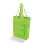 Borsa termica logo ripiegabile alluminio interno manici lunghi Fresh color lime