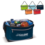 Borsa frigo in poliestere con tracolla regolabile e tasca frontale