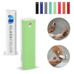 Pulisci schermo con liquido spray 20ml panno in microfibra su un lato