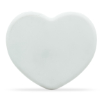Mentine senza zucchero scatolina a forma di cuore con logo Valentine color bianco
