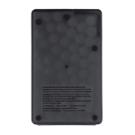 Mentine senza zucchero in scatolina rettangolare di plastica 7g color nero trasparente terza vista