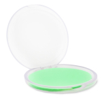 Custodia in plastica per sapone in fogli solubili in acqua color verde menta seconda vista