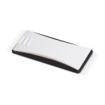 Copri webcam rettangolare bicolore per protezione della privacy online color bianco/nero