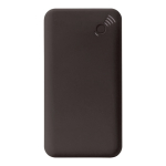 Powerbank wireless da 4.000mAh con finitura gommata e ventose color nero quarta vista