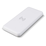 Batteria esterna in metallo con ricarica wireless 8.000mAh color bianco