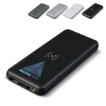 Batteria esterna in metallo con ricarica wireless 8.000mAh