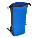 Zaino roll-top impermeabile con spallacci imbottiti da 25L color blu sesta vista