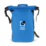 Zaino roll-top impermeabile con spallacci imbottiti da 25L vista area di stampa