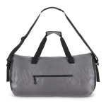 Borsone sportivo impermeabile con manici e tracolla regolabile da 60l color grigio scuro terza vista