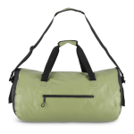 Borsone sportivo impermeabile con manici e tracolla regolabile da 60l color verde oliva terza vista