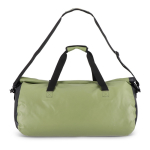 Borsone sportivo impermeabile con manici e tracolla regolabile da 60l color verde oliva quarta vista