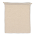 Sacchetto in cotone 140g/m² certificato OEKO-TEX® 25x30cm color beige