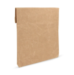 Sacchetto termico personalizzato in carta riciclata laminata per Snacks color marrone seconda vista