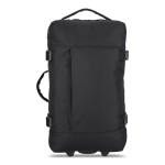Trolley da viaggio con maniglia retrattile e ruote, capacità 38 L color nero quarta vista