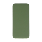 Power bank compatto da 10.000mAh in plastica riciclata color verde oliva seconda vista