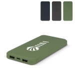 Power bank compatto da 10.000mAh in plastica riciclata