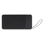 Batteria esterna in plastica riciclata con ricarica rapida 10.000mAh color nero terza vista