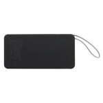 Batteria esterna in plastica riciclata con ricarica rapida 10.000mAh color nero quarta vista
