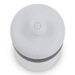 Borraccia sportiva di plastica senza BPA con dettaglio colorato 500ml color bianco/nero quinta vista