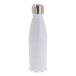 Borraccia termica in acciaio inox a doppia parete a colori 500 ml color bianco