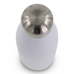 Borraccia termica in acciaio inox a doppia parete a colori 500 ml color bianco quarta vista