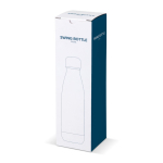 Borraccia termica in acciaio inox a doppia parete a colori 500 ml color bianco sesta vista