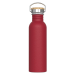 Borraccia in acciaio inox antigoccia con rivestimento a polvere 750 ml color rosso scuro