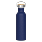 Borraccia in acciaio inox antigoccia con rivestimento a polvere 750 ml color blu scuro
