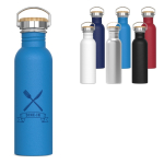 Borraccia in acciaio inox antigoccia con rivestimento a polvere 750 ml