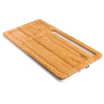 Caricatore wireles portaoggetti in bambù con supporto 5W Tidy color marrone chiaro
