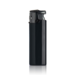Accendino elettronico con fiamma resistente al vento color nero vue 11