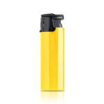 Accendino elettronico con fiamma resistente al vento color giallo