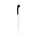 Penna a sfera in plastica con clip colorata e inchiostro nero color nero vue 11