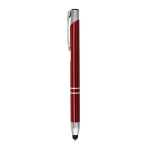 Penna per il merchandising economica inchiostro blu color rosso scuro