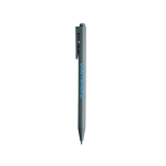 Penna in plastica monocromatica con inchiostro gel blu color grigio scuro vue d'impression