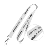 Lanyard economici personalizzati su un lato largo 20 mm BasicStyle vue avec plusieurs couleurs