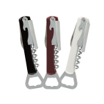 Cavatappi con lama ed apribottiglie in acciaio inox e PS Chef