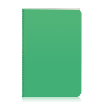 Quaderno pubblicitario A5 colori vivaci pagine neutre University color verde pistacchio