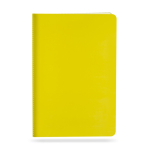 Quaderno pubblicitario A5 colori vivaci pagine neutre University color giallo chiaro
