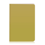 Quaderno pubblicitario A5 colori vivaci pagine neutre University color oro