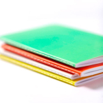Quaderno pubblicitario A5 colori vivaci pagine neutre University