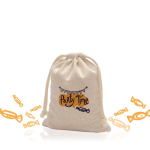 Sacca in cotone con lacci e manici per il trasporto 110 g/m2