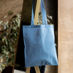 Borse in cotone riciclato da 140 g/m² e manici lunghi Reciclo Colors vue d'ambiance