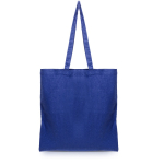 Borsa di cotone organico con manici lunghi 140 g/m2 Upcycling color blu reale