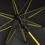 Ombrello automatico in fibra di vetro e pongee con bordo colorato Ø103