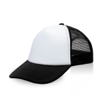 Cappello trucker in tanti colori con retina chiusura a strappo MidTown color nero vue 11