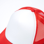 Cappello trucker in tanti colori con retina chiusura a strappo MidTown color rosso