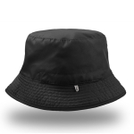 Cappello da pescatore reversibile e piegabile in poliestere color nero vue 11