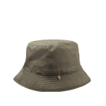 Cappello da pescatore reversibile e piegabile in poliestere color verde oliva vue d'impression