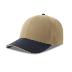 Cappello morbido in cotone twill di cotone spazzolato pesante 250 g/m²